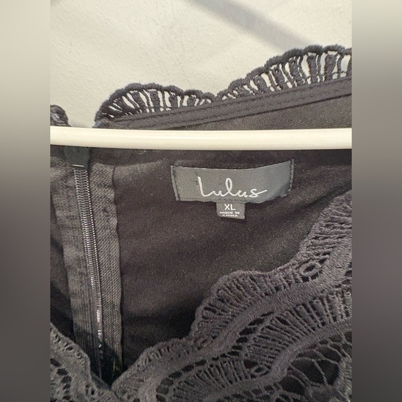 NWT-Angel in Disguise Black Lace Skater Dress - Picture 5 of 11